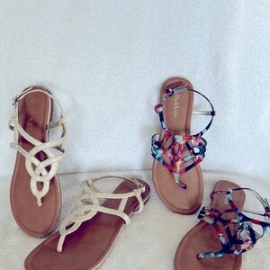 Kelly and Katie Payden Thong Sandals (Set of 2), Women’s Size 8